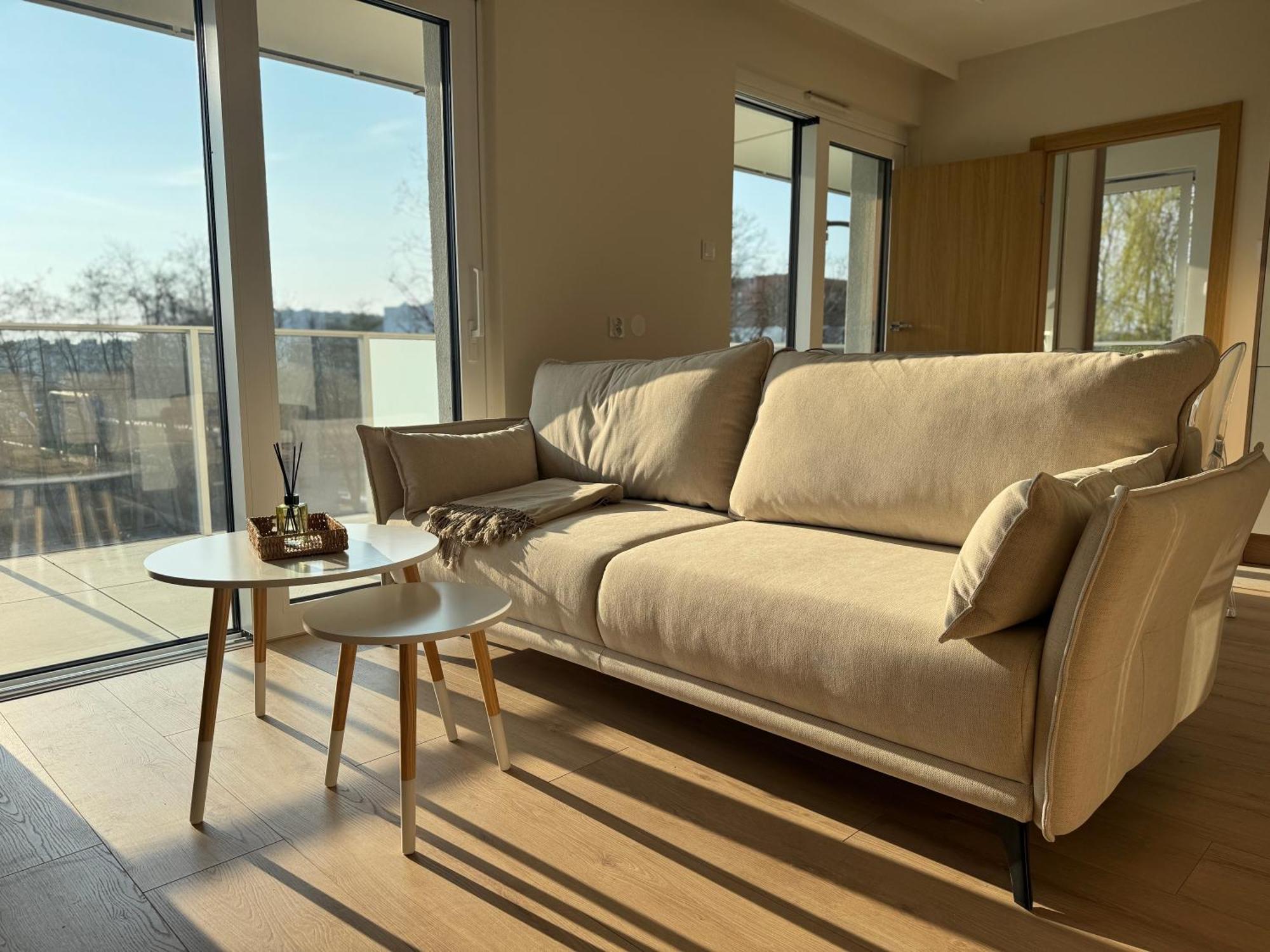 4summer Golden Dune - Parking, Przestronne Mieszkanie 50m2, Caly Do Dyspozycji, Duzy Taras Z Pieknym Zachodem Slonca Parkplatz, Geraeumige Mit 50 M2, Ganzes Zur Verfuegung, Grosse Terrasse Mit Wunderschoenem Sonnenunterga Kolberg